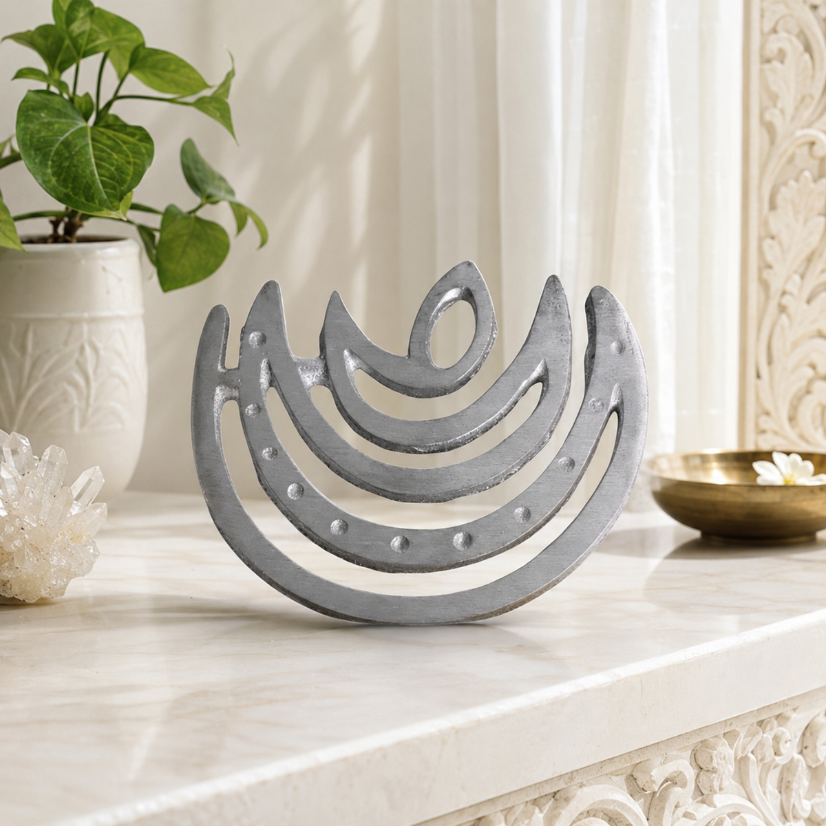 Brass Helix Vastu Remedy: Supporting North-West Direction Balance with SevenHeaven