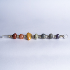 Seven Chakra Pyramid Crystal Healing Stick