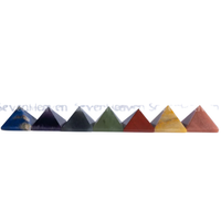 Seven Chakra Pyramid Wellness Stones