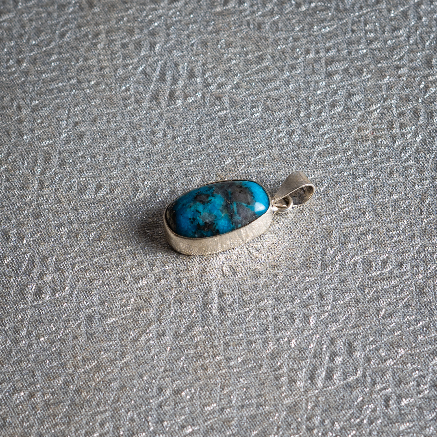 Irani Feroza Pendant in German Silver