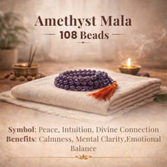 Amethyst Mala 108 Beads