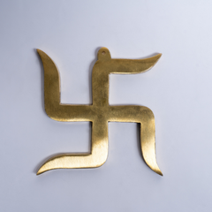 4 Inches Swastik Made in Brass
