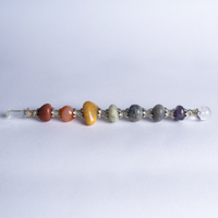 Seven Chakra Tumbled Crystal Healing Stick