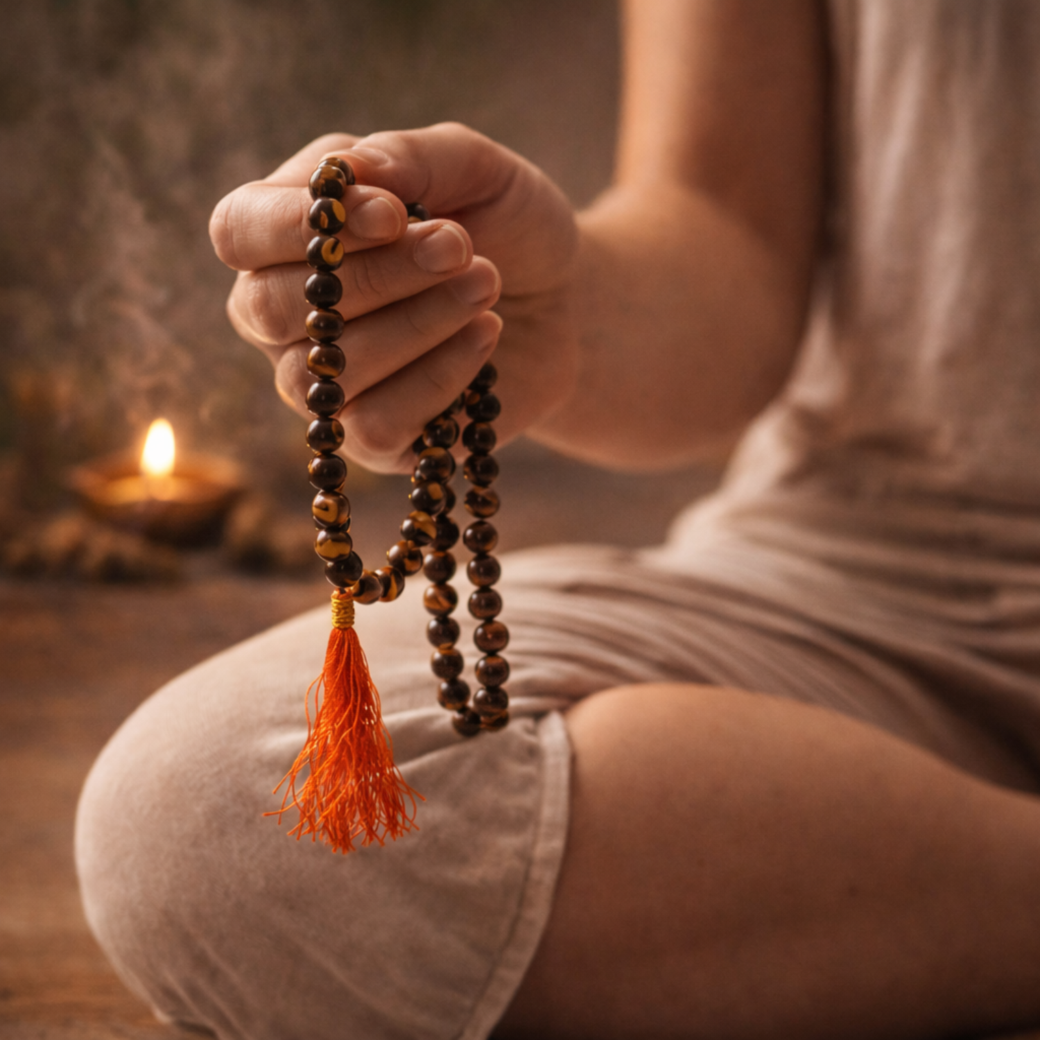 Tiger Eye Mala 108 Beads