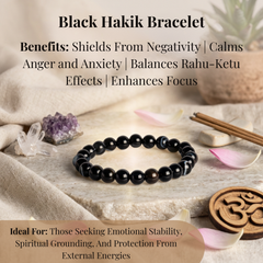 Black Hakik Bracelet