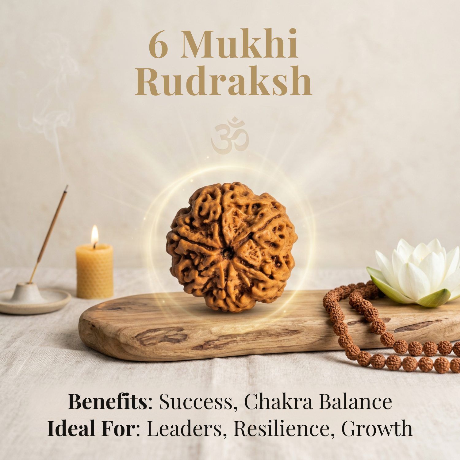 6 Mukhi Rudraksh