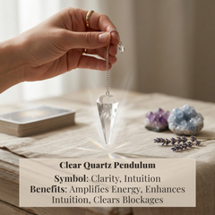 Clear Quartz Pendulum