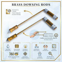 Brass Dowsing Rod