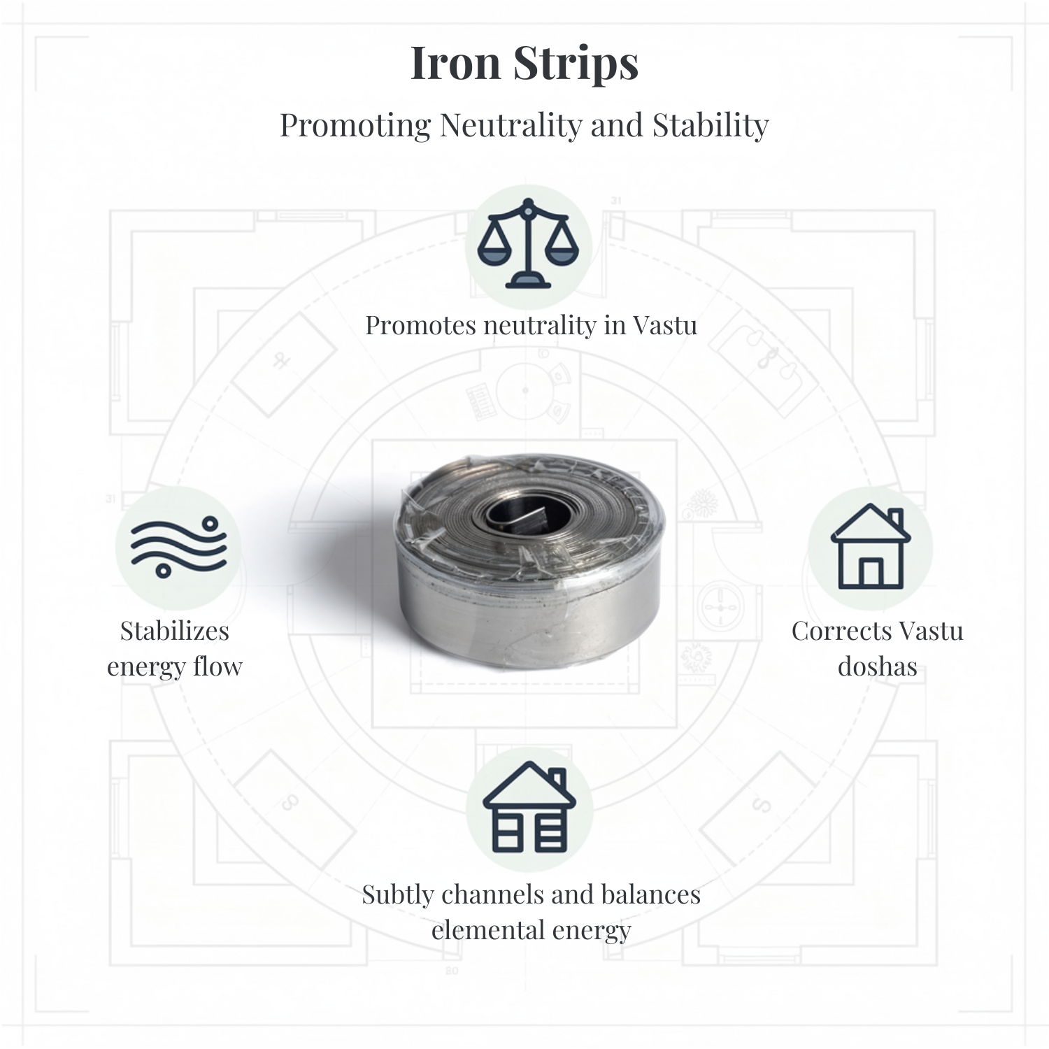 Vastu Iron Strips for Perfect Energy Balance