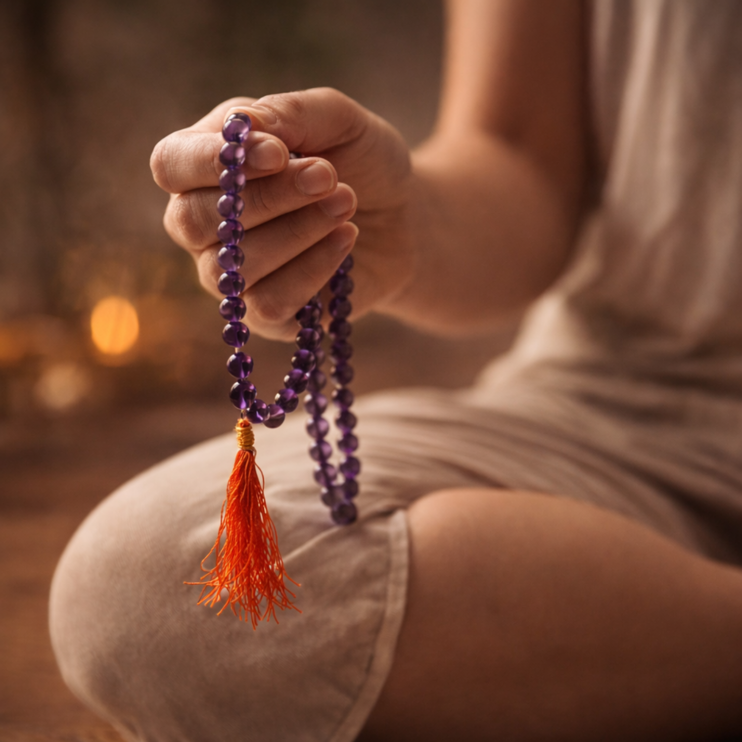Amethyst Mala 108 Beads