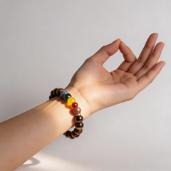 7 Chakra with Tiger Eye Bracelet