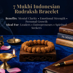 7 Mukhi Indonesian Rudraksh Bracelet