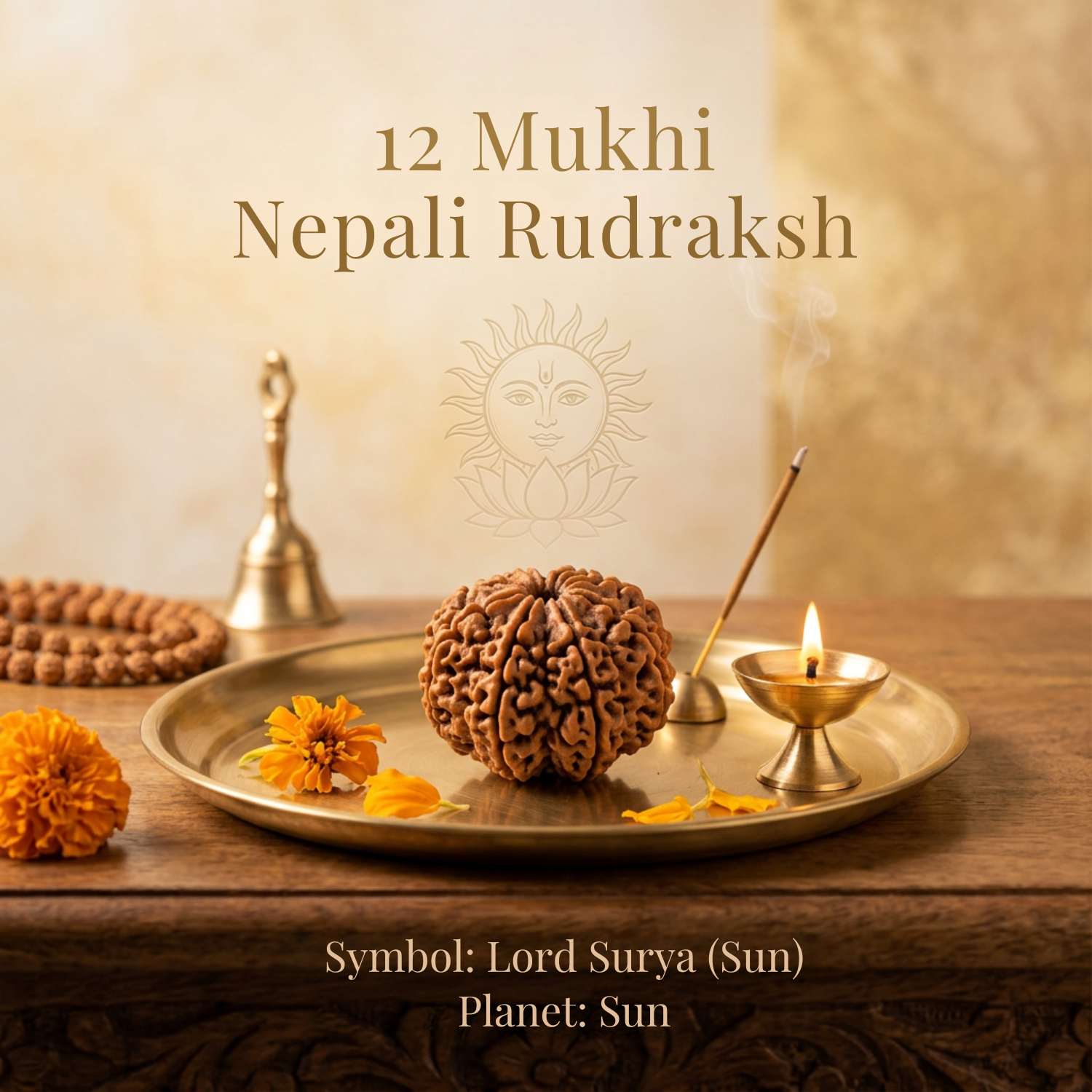 12 Mukhi Nepali Rudraksh