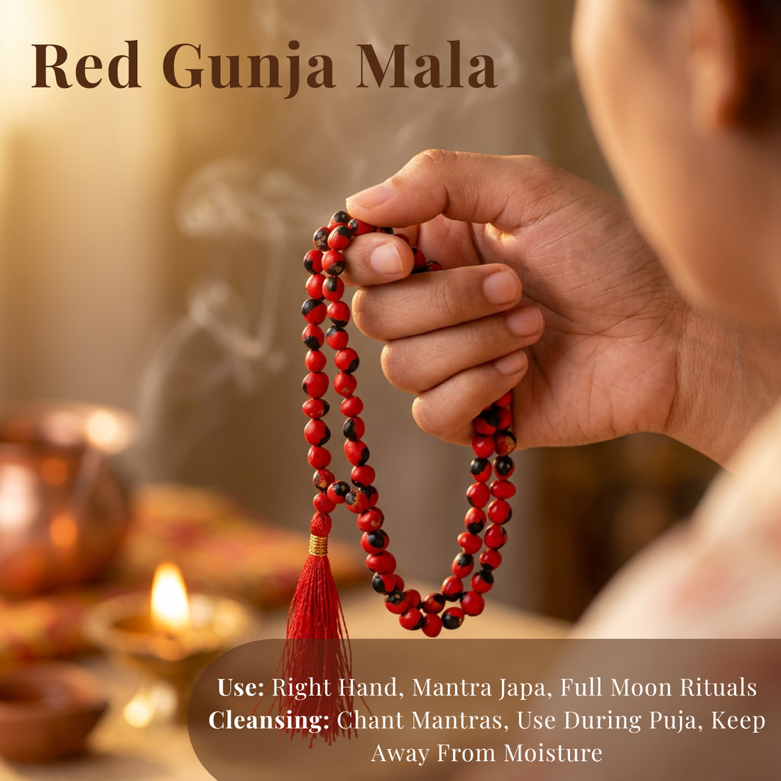 Red Gunja Mala