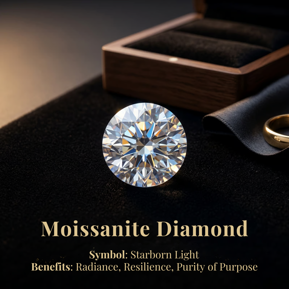 Moissanite Diamond Stone | 3 carat