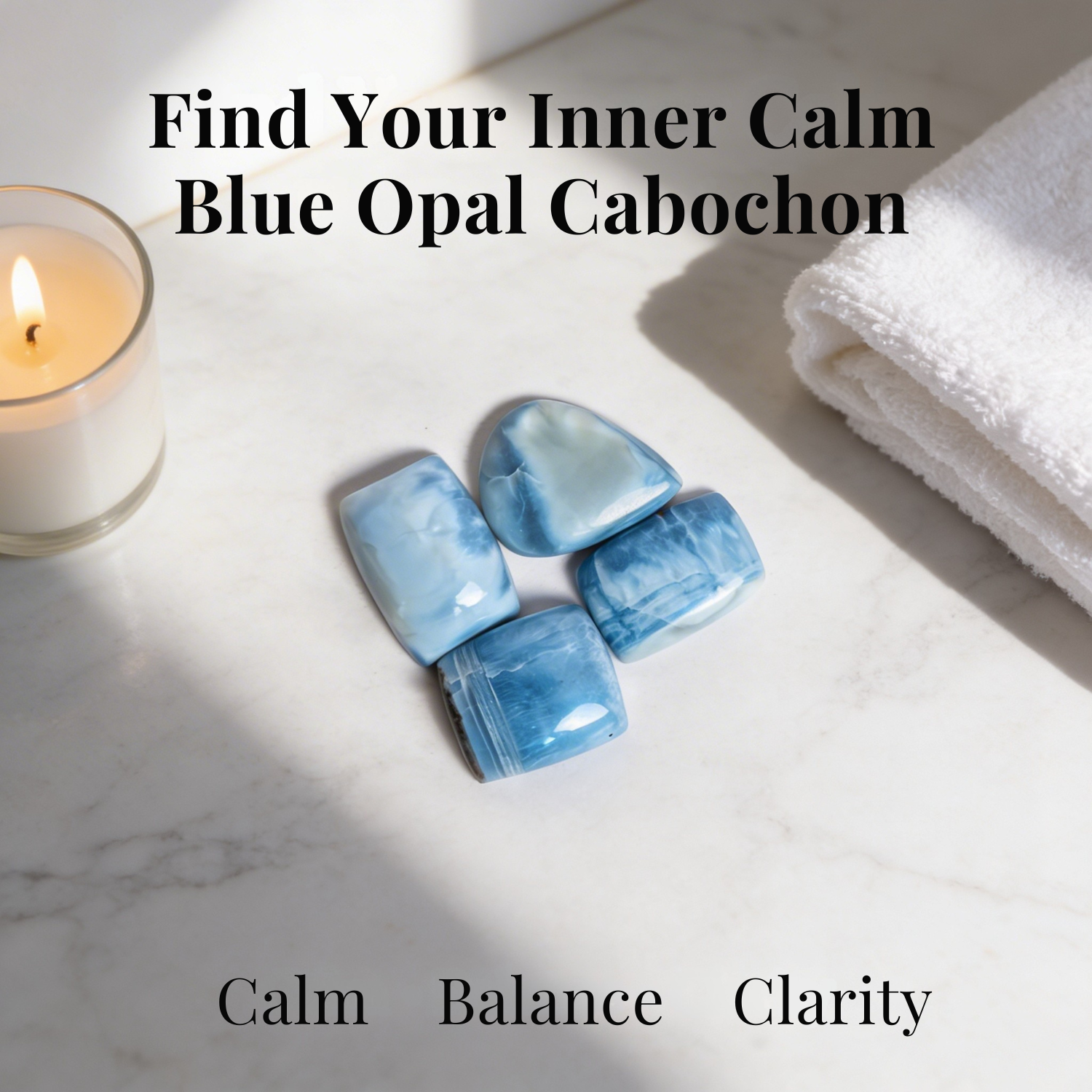 Blue Opal Cabochon