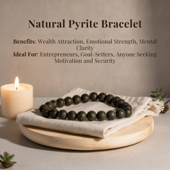 Natural Pyrite Bracelet