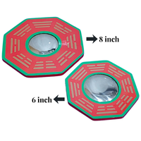 Pakuwa Mirror for Vastu | Convex Protection Mirror for Negative Energy 6 and 8 Inches