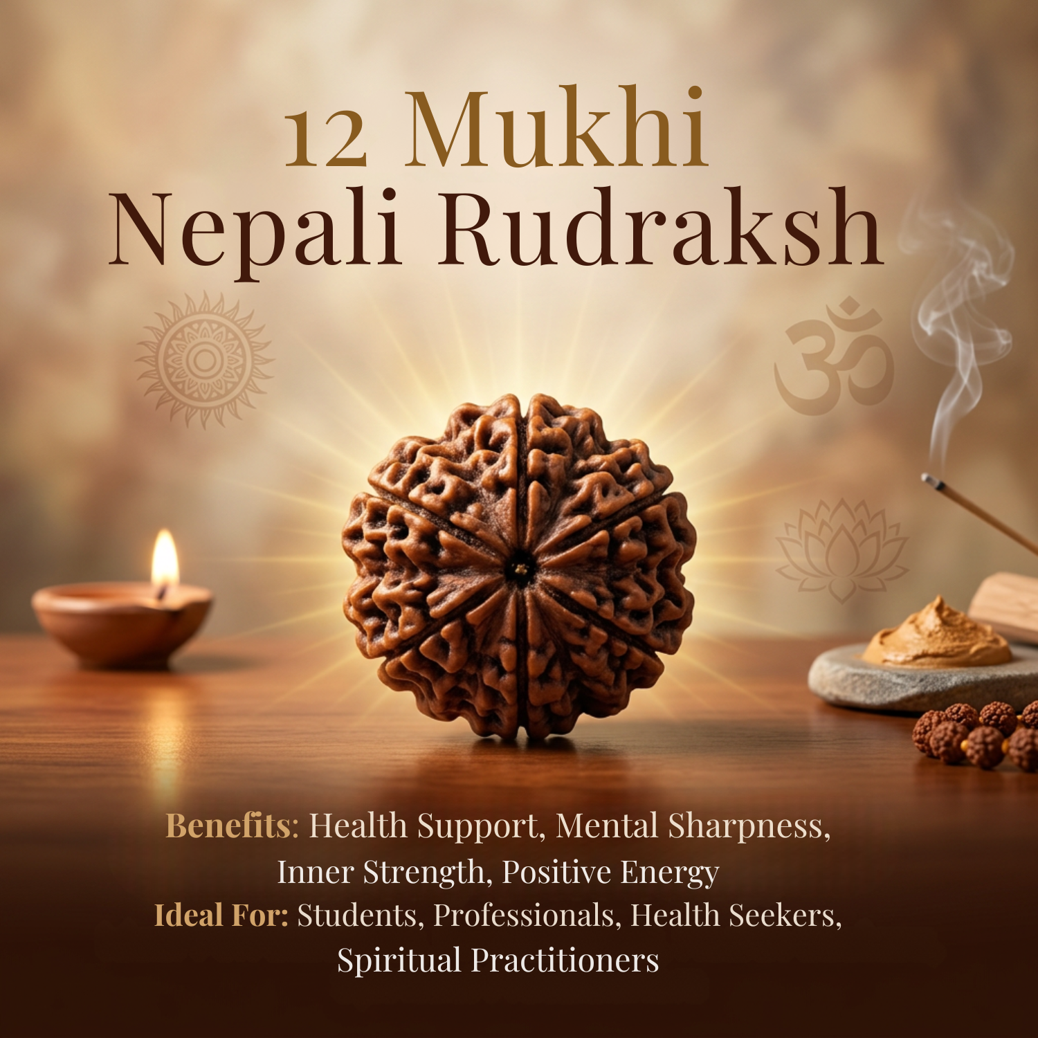 12 Mukhi Nepali Rudraksh