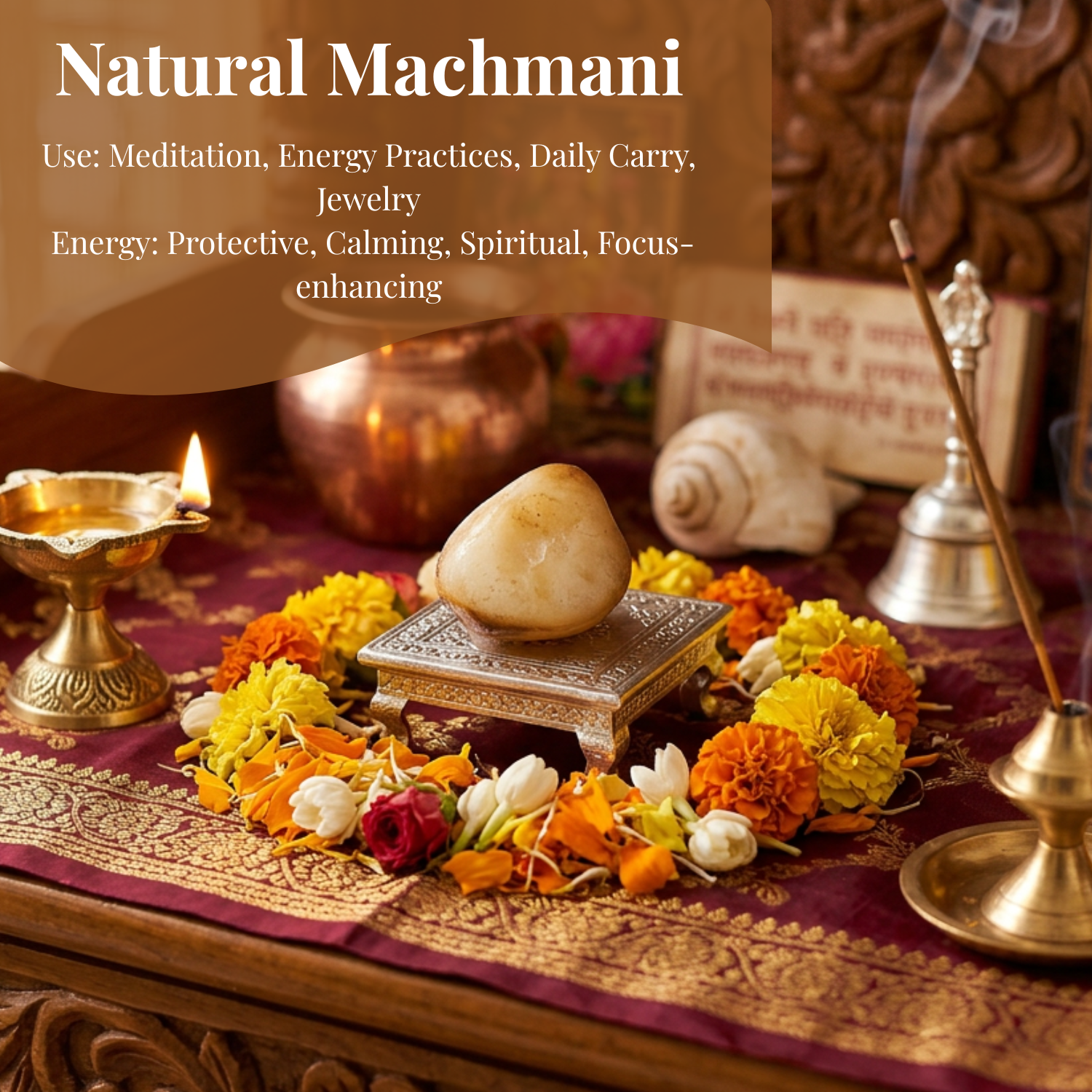 Natural Machmani (Fish Eye Stone)