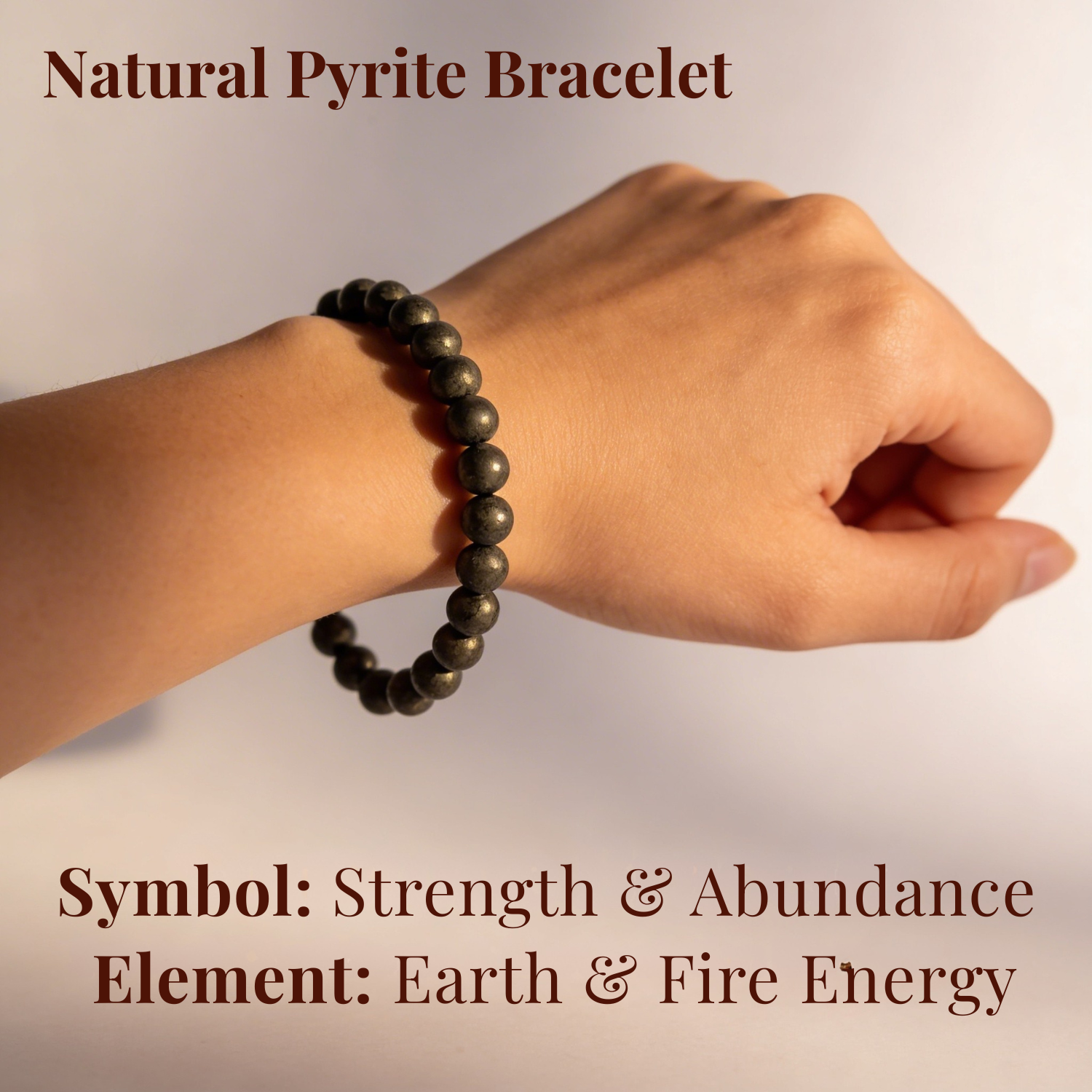 Natural Pyrite Bracelet