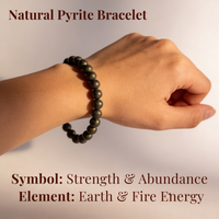 Natural Pyrite Bracelet