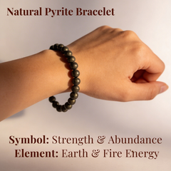 Natural Pyrite Bracelet