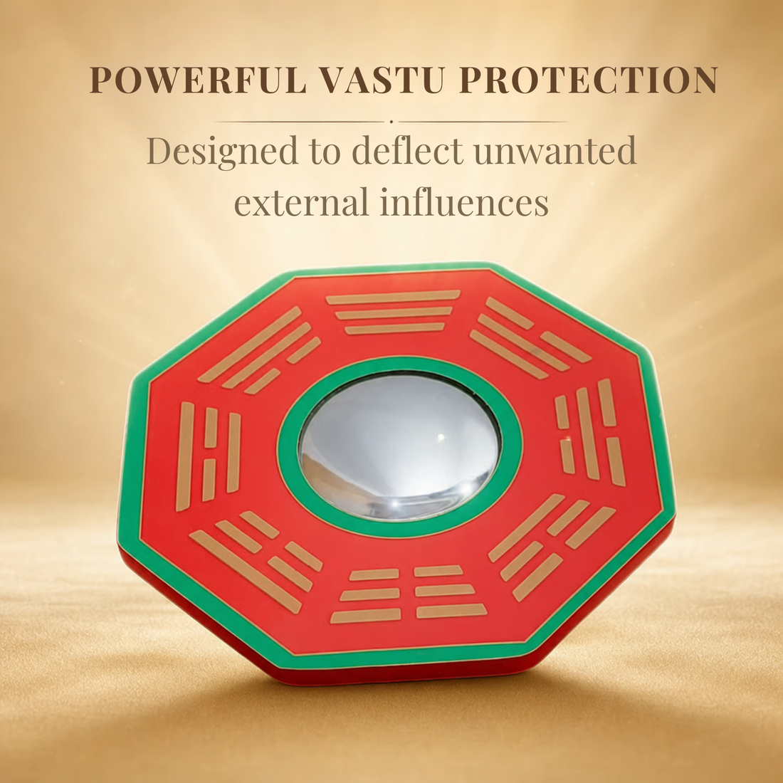 Pakuwa Mirror for Vastu | Convex Protection Mirror for Negative Energy 6 and 8 Inches