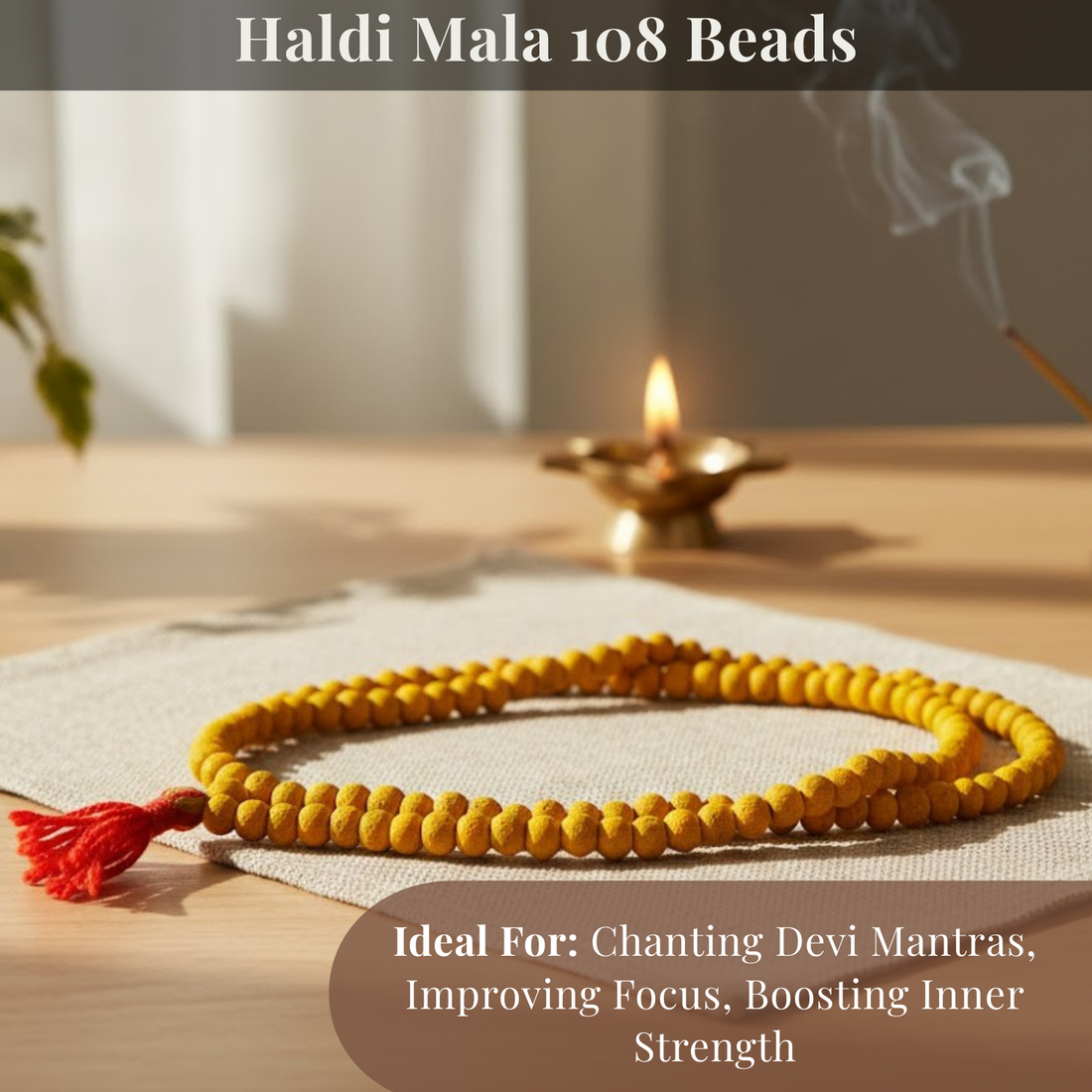 Haldi Mala 108 Beads