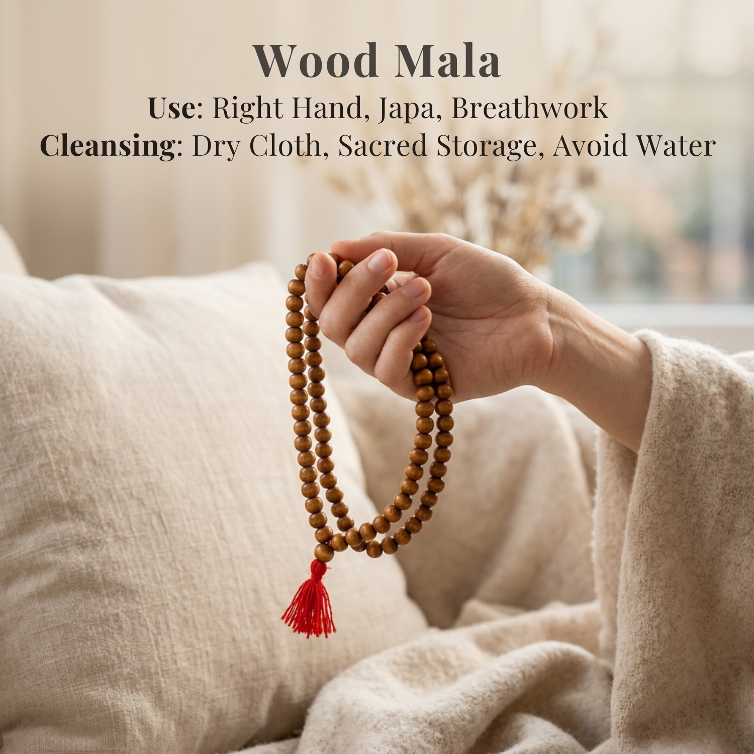 Wood Mala (Sheesham)