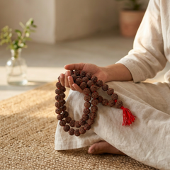 6 Mukhi Nepali Rudraksha Kantha Mala