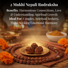 2 Mukhi Nepali Rudraksh
