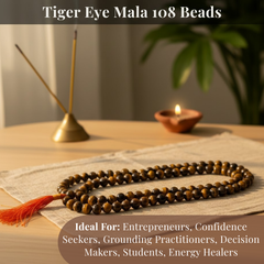 Tiger Eye Mala 108 Beads