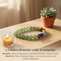 7 Chakra Bracelet with Aventurine