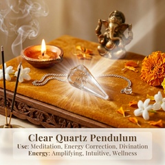Clear Quartz Pendulum