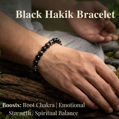 Black Hakik Bracelet
