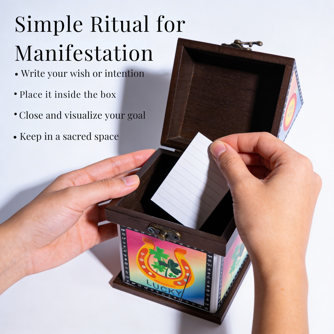 All-in-One Pyramid Box (Big) | Pyramid Wish Box Made of Fibre