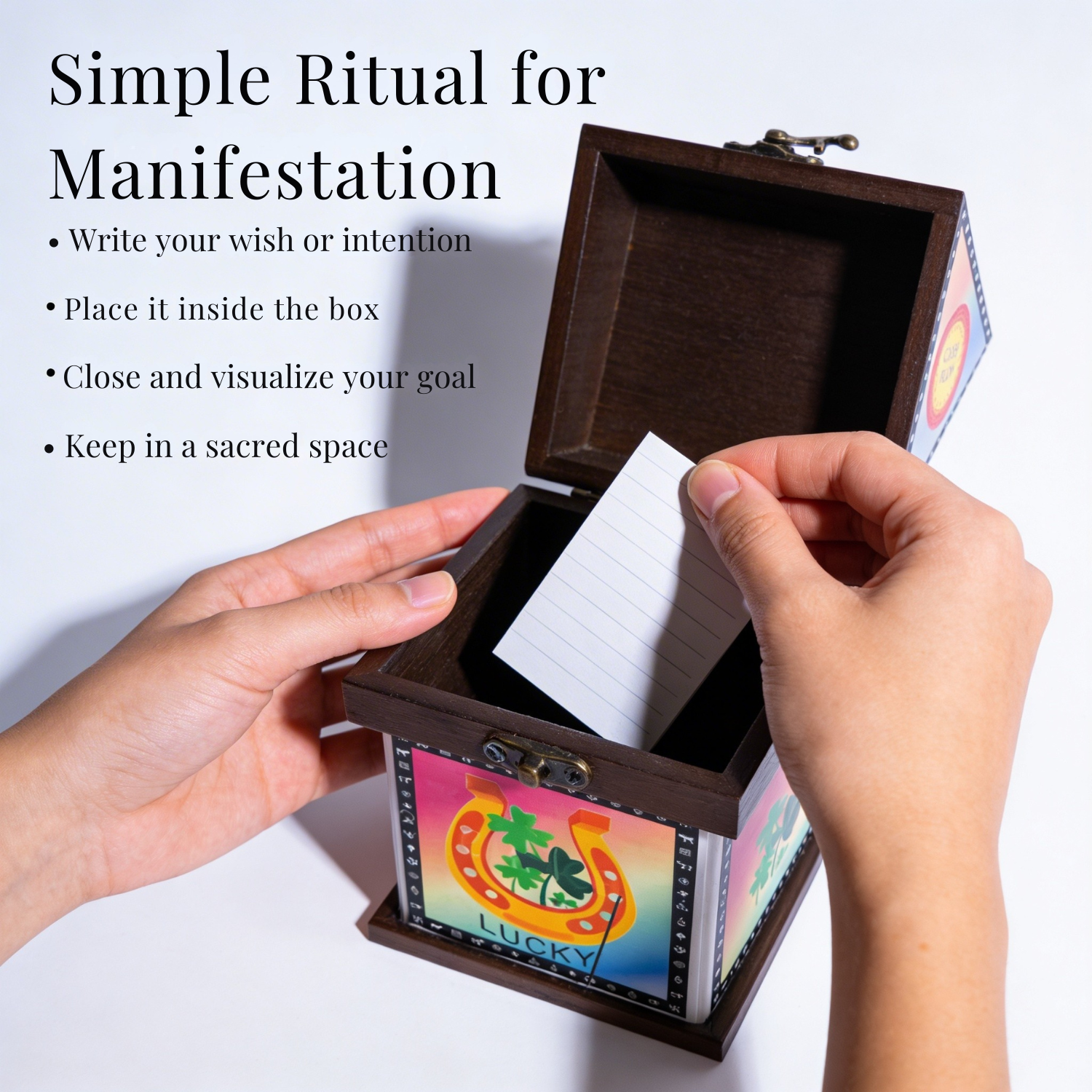 All-in-One Pyramid Box (Big) | Pyramid Wish Box Made of Fibre