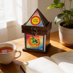 All-in-One Pyramid Box (Big) | Pyramid Wish Box Made of Fibre