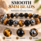 Personalised Triple Protection Crystal Bracelet | 8mm Multi Crystal Beads
