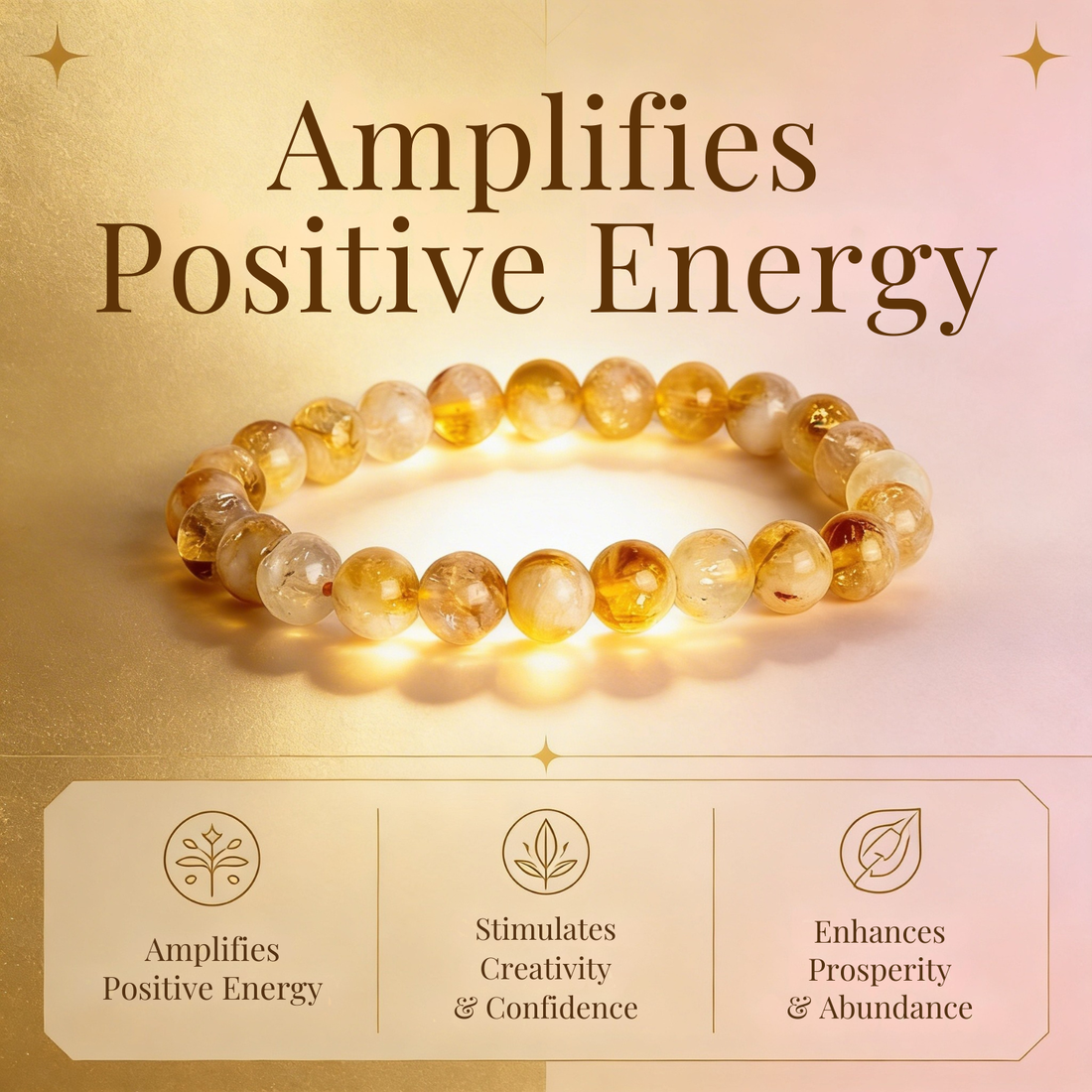 Natural Citrine Bracelet