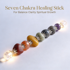 Seven Chakra Tumbled Crystal Healing Stick