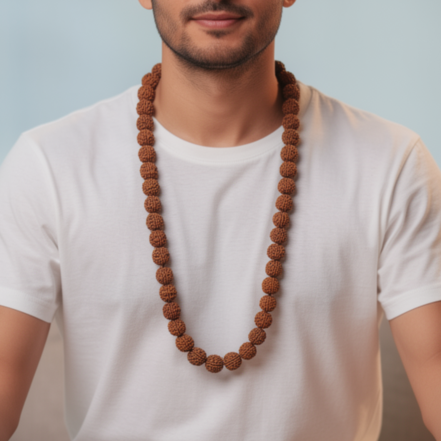 Nepali 5 Mukhi Rudraksha Kantha