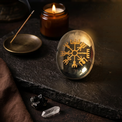 Runes Symbol on Pyrite