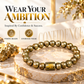 Pyrite Bracelet & Dhanyog Pyramid Combo | Wealth, Prosperity & Positive Energy | FREE Triple Protection Bracelet