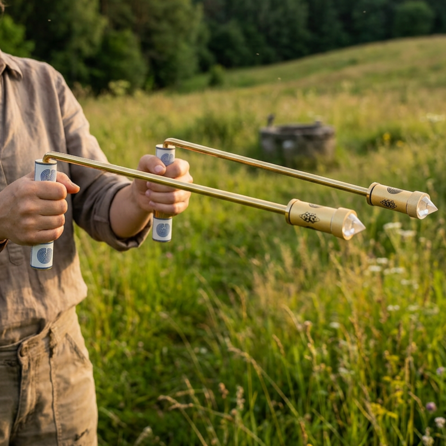 Brass Dowsing Rod