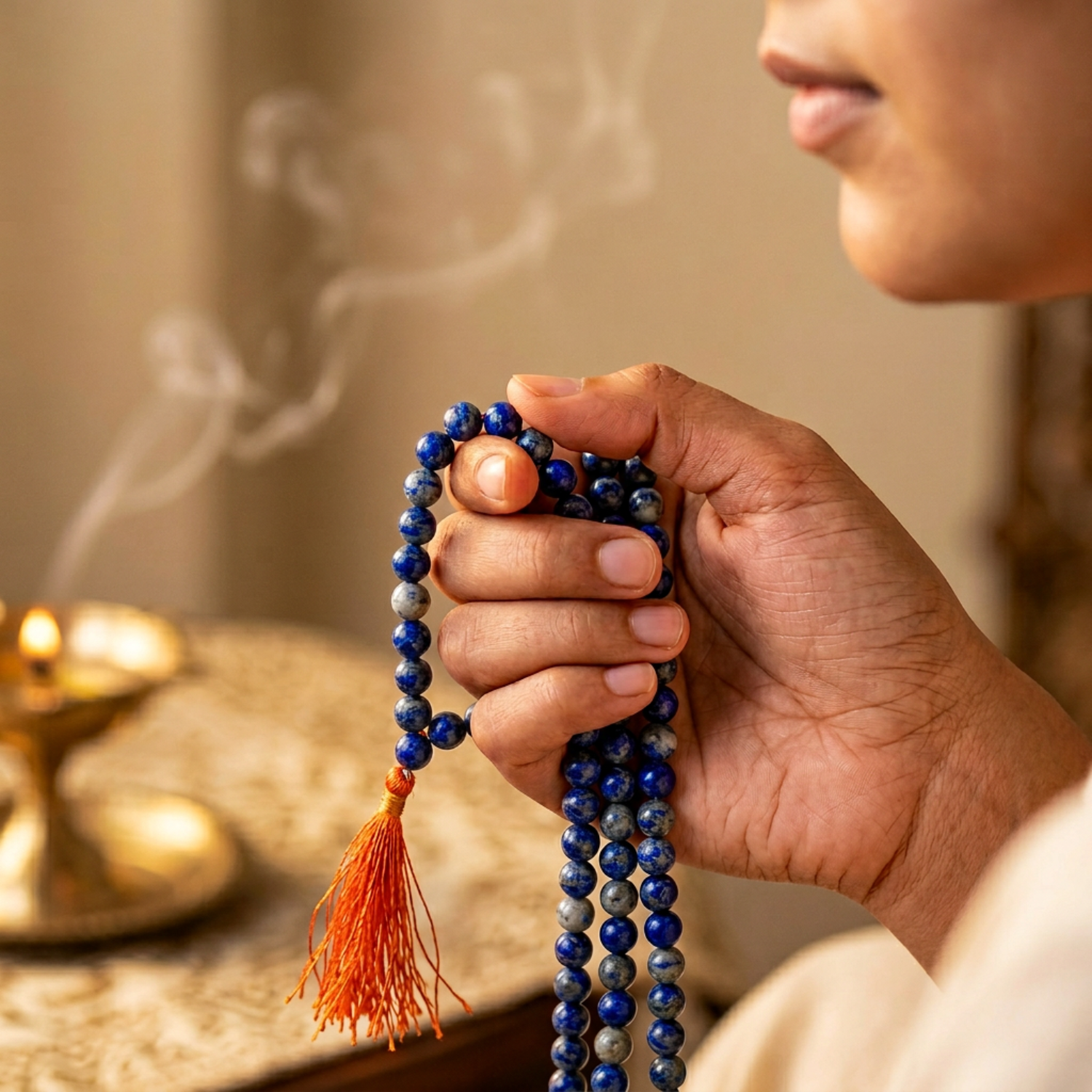Lapis Lazuli Mala 108 Beads