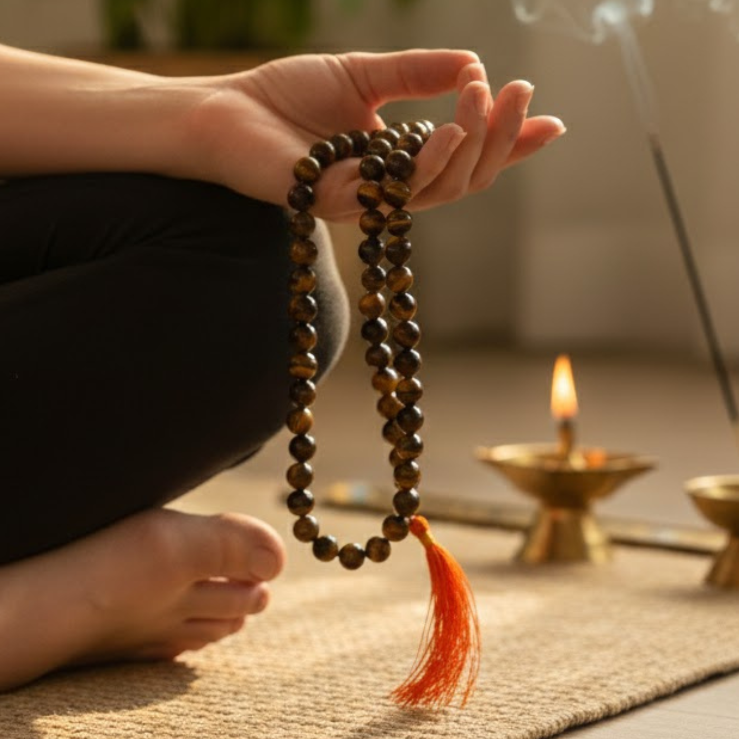 Tiger Eye Mala 108 Beads