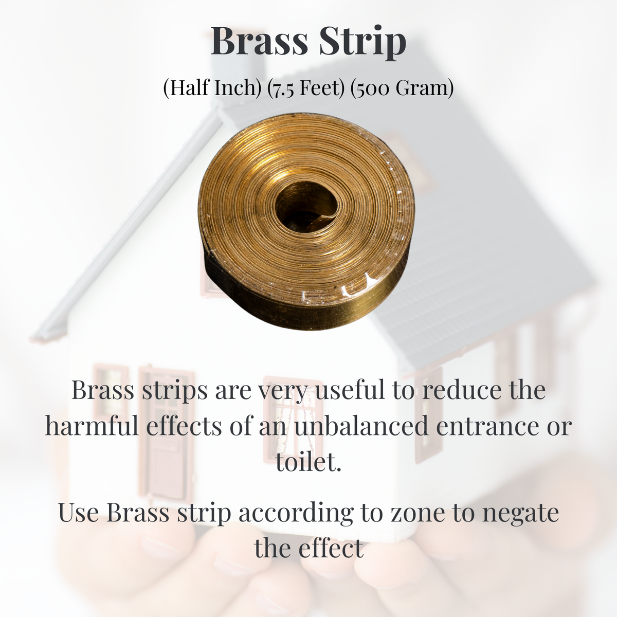 Brass Strip for Vastu correction