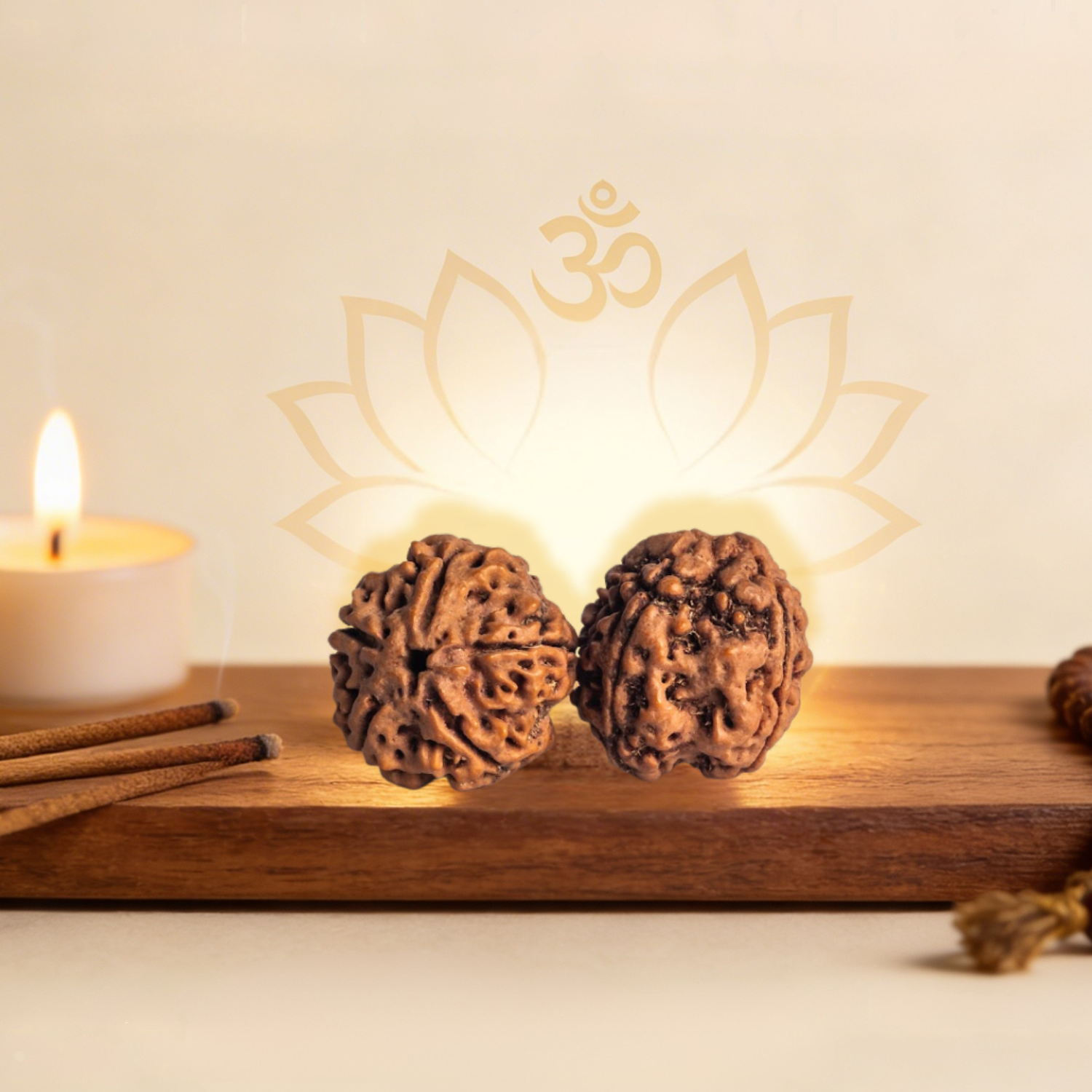 5 Mukhi Nepali Rudraksha Bead for Peace, Wisdom & Spiritual Growth